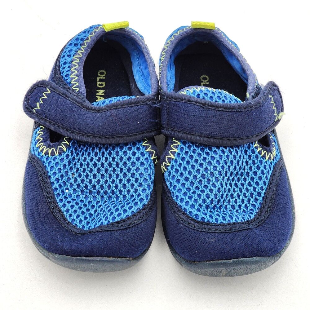 Old Navy Kids Hydro Sport Mesh Slip On Water Shoes Navy Blue Toddler's Size 6